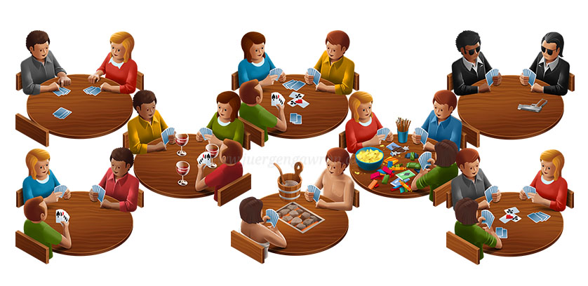 Skat UI/UX Design Icons und Miniaturen