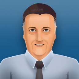 Skat UI/UX Design Avatar-Illustration Walter van Stegen