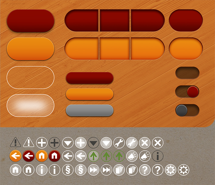 Skat UI/UX Design Icons GUI